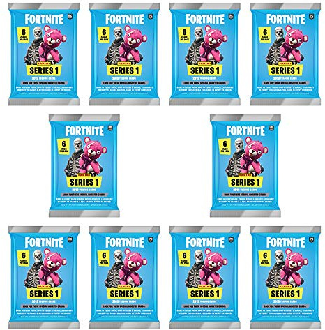Cartes à collectionner Panini Fortnite Series 1 2019, lot de 10 Mega Bundle