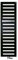 Zehnder Metropolitan Design Heizkörper MEP-150-040, Badheizkörper: Weiß RAL 9016 - ZM101540B100000