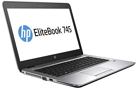 HP EliteBook 745 G4, 14 Zoll 1920x1080, Full HD AMD Pro A10, 256GB SSD Festplatte, 8GB Speicher, Windows 10 Pro - Webcam Business Notebook Laptop (Generalüberholt)