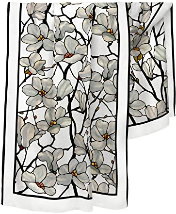 RainCaper Silk Blend Shawl Wraps For Women, Tiffany Magnolia