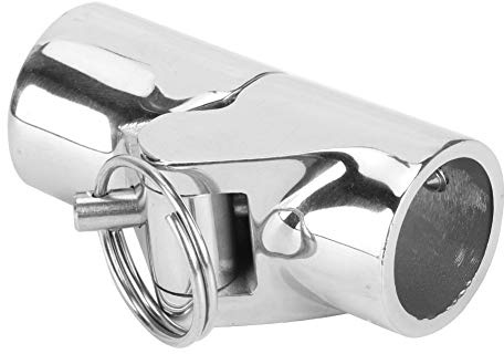 Akozon Rohrverbinder 22mm, Marine Tube Connector, Marine Edelstahl klappbare Drehkupplung Rohr Rohrverbinder mit Spitze Boot Zubehör (22mm)