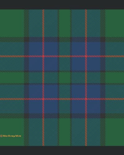 Lockhart Clan Tartan Composition Notebook • Journal • Guest Book • Diary • 70 sheets • 140 numbered pages • College Rule • 8 x 10 inches