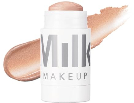 Milch Makeup-Textmarker, beleuchtet (Champagner) - 0,21 oz - Taufrischer Creme-Textmarker Mischbar Stick - 1.000 Wischbewegungen in jedem Stick - Alle Hauttypen - Vegan, talkfrei und tierversuchsfrei