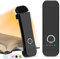HIONXMGA Lampe de Lecture Rechargeable, Lampe pour Lire Dans le Lit, 3 Couleurs Chaudes et Gradation en, Compacte et Durable, Cadeau pour les Liseusurs Enfants,Noir