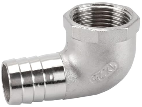 accesorios de acero inoxidable, Codo de pagoda de hilo femenino, 8 mm 10 12 14 15 20 25 32 40 mm Espiga for manguera × 1/4 3/8 1/2 3/4 1 Rosca hembra Accesorio de tubería de codo de acero inoxida