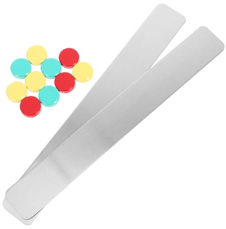 SEWACC 1 Satz Selbstklebender Eisenstreifen Mit Magnetschnalle Magnetisches Whiteboard Magnetleiste Magnettafel Magnetisches Wandtattoo Notizstreifen Pinnwandstreifen Für Die Wand 2st