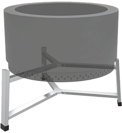 Tuxxjzm Supporto per falò, supporto per falò da campeggio - Base per falò in acciaio inossidabile,Attrezzature da cucina per falò accessorio per caminetto, accessorio per falò per esterni