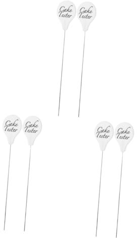 IMIKEYA 3 Sätze Teststift Backen Kuchentester Zum Backen Spießnadeln Backen Prüfsonde Brotspieß Kuchentester Sonde Testen Von Nadelstichen Brottestnadel Rostfreier Stahl Silver 2 Stück * 3