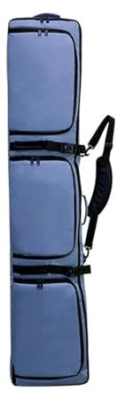 ZRHYRG Snowboard Bag Skitaschen mit Rädern, tragbare wasserdichte Snowboard-Tasche, große Aufbewahrungskapazität für Roadtrips, Flugreisen Ski Board Bag(3 Fish)