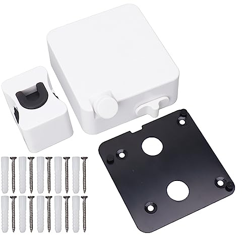 Einziehbare Wäscheleine, 6m Wandmontierter Edelstahl Wäscheleine Heavy Duty Verstellbares Wäscheleine Ausziehbar Drinnen DraußEn Wäscheleine für Balkon Bad Waschküche Schlafzimmer (Weiß)