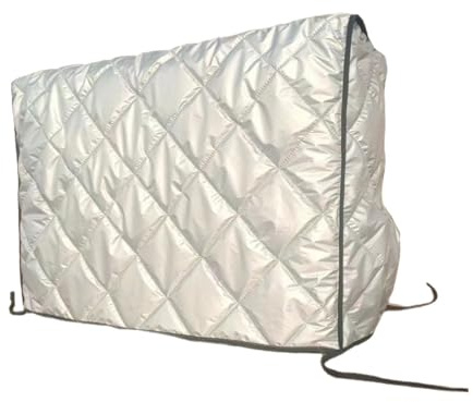 Cubierta Aire Acondicionado Exterior, Funda Aire Acondicionado, Tela Oxford, Protección de 5 Lados, Resistente al sol, al Agua(98x40x75cm/38.5x15.7x29.5in)