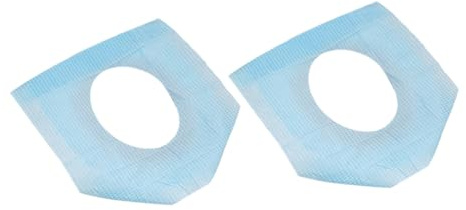 BAZEITFLOW 30 Stück Teiliges Einweg Toiletten Sitzauflage Wasserdichtes Papierpad für Toiletten Unterwegs Hygienische Wc bezug Matte für Reisen Camping Leicht und Praktisch