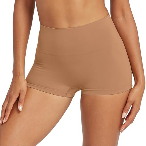 SPANX SPANXshape Everyday Shaping Boyshort - Comfortable Core Control Shapewear Underwear - Invisible Under Clothes - No-Show - Naked 3.0 - X-Small