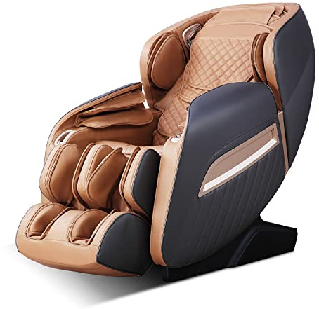 Fauteuil de Massage Shiatsu Aspria A350 Zero-gravity Fauteuil Massant Inclinable Masseur Chauffant du Corps Entier, Technique de Massage Bionique, Siège Relax électrique pour Domicile Bureaux Hôtels
