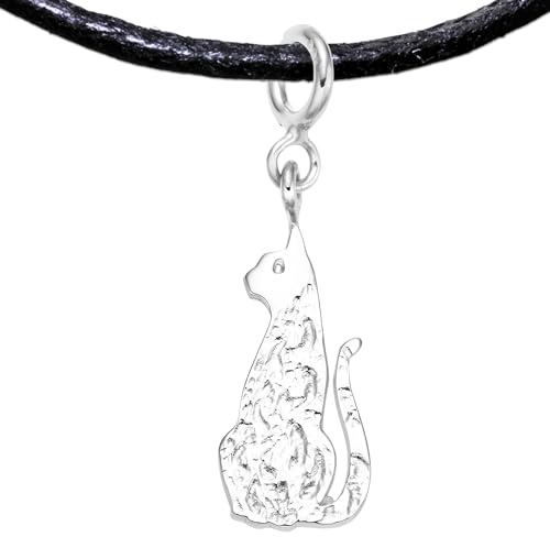 Handgefertigter Symbol Anhänger 925 Sterling Silber - Vergoldet/Platiniert | Ankh, Triskele, Peace, Herz, Doppelherz, Pentagramm, Polyamory, Keltischer Liebesknoten, Katze, Schleife, Lambda, Einhorn