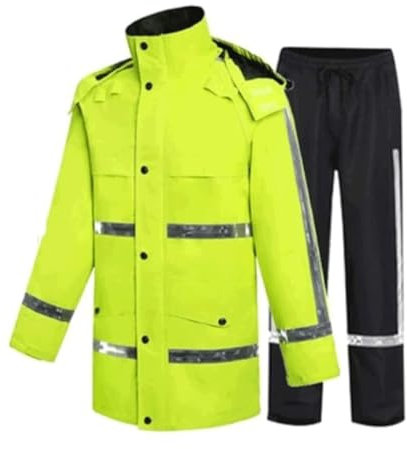 Roedax Warnweste Reflektierende Sicherheitswesten, 360° Warnweste, Overalls und Hosen, reflektierende Jacke, modischer, atmungsaktiver, reflektierender Anzug Atmungsaktiv