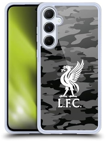 Head Case Designs Offizielle Liverpool Football Club Away Liver Bird Farben Camou Gel Handyhülle Hülle [Militärischer Schutzgrad] Kompatibel mit Samsung Galaxy A55 5G