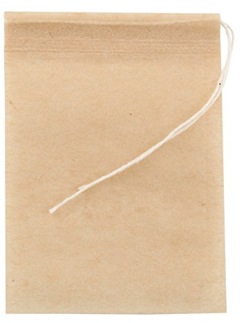 Empty SELF Fill Coffee Bags, Unbleached Paper, COMPOSTABLE, Small Size, Drawstring, 6x8cm, 200