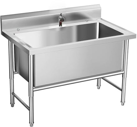 Baignoire de Toilettage Professionnelle Baignoire de toilettage pour animaux de compagnie Baignoire professionnelle en acier inoxydable, baignoire de toilettage pour chiens de compagnie, gra