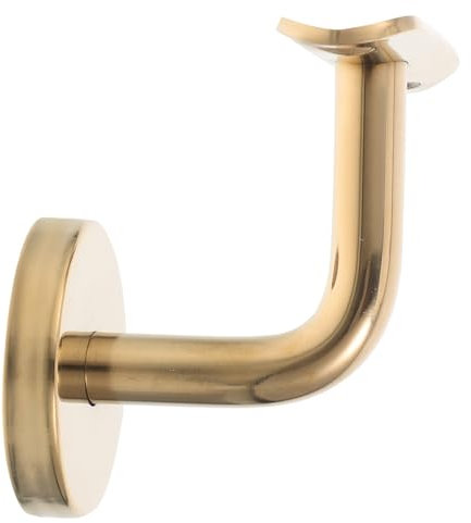 Kit scala a chiocciola in acciaio inossidabile con base corrimano staffa di montaggio a parete per interni accessori connettori finitura dorata accessori inclusi