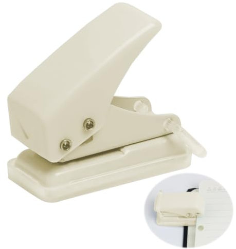 MOLZINY Mini Locher Tragbarer Einzellocher für Bürolocher Klein Locher Einzelloch Taschenlocher Locher für Ordner für Büro Schule und DIY Projekte Fotoalben Souvenirs
