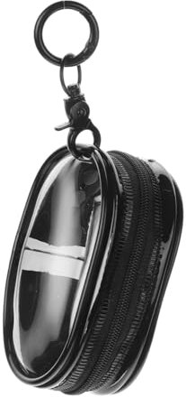 ERINGOGO Doll Display Bag PVC Transparent Mit Schlüsselanhänger Und Pompom Hochsichtbar Tragbare Aufbewahrungstasche Für Puppen Für Sammler Elegantes Design Einfacher Zugang