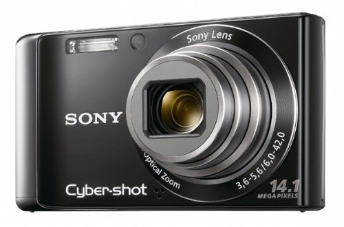 Sony CyberShot DSC-W370 Digital Camera 14.1MP with 7x Wide Angle Zoom with Optical Steady Shot Image Stabilization and 3.0-Inch LCD Silver (Renewed)