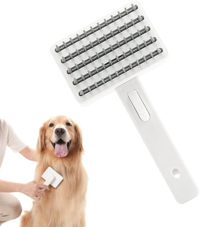 Hundebürste Für Fellwechsel - Kurzhaar-Entfernungs Werkzeug Hundekamm | Ergonomische Welpenpflege Für Dusche Massagebad Entwirren Knotenlösen Haarpflege Mit Rutschfestem Griff