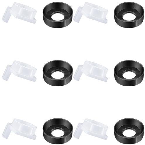 Practical Sturdy Rubber Shower Bathtubs Faucet Diverter Spouts Repair Set Pack of 6 Bathroom Accessory Bathtubs Faucet Diverter Replacement Parts