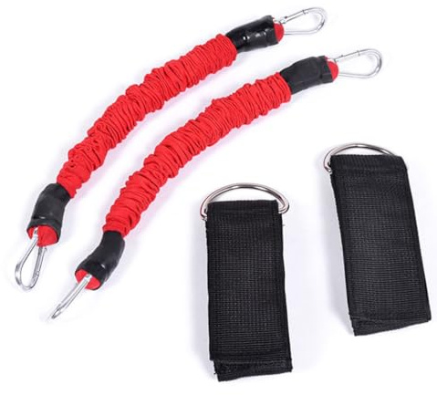 UKCOCO Bande de Résistance Cheville Élastique pour Exercices de Tirage et Entraînement Agilité Fitness Sport à Domicile et Salle de Sport Couleur Aléatoire Couleur Couleur Aléatoire