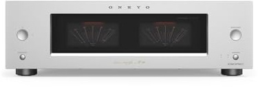 ONKYO M-80 Finale di Potenza Stereo, Classe AB, 150W per Canale, Silver