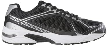 Scholl New Sprinter, Sneakers Unisex con Tecnologia Biomechanics, Unisex, NeroBianco, 46 EU