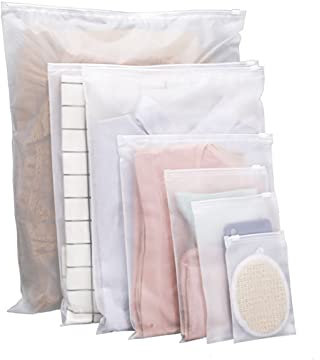 35 Pièces Sacs De Rangement De Voyage En Plastique éTanche Plastique Ziplock Bags Sac Zipper Voyage Pochette Plastique Transparent DéPoli Pour Voyage Rangement Maison Bagage Chaussure (7 Tailles)