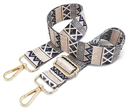 Taschengurt Breit Taschen Taschenband Schulterriemen Für Taschen Damen Breiter Bunter Längenverstellbarer Taschenriemen Zubehör Shoulder Strap Tragegurt Bag 41 Gold/3,8cm