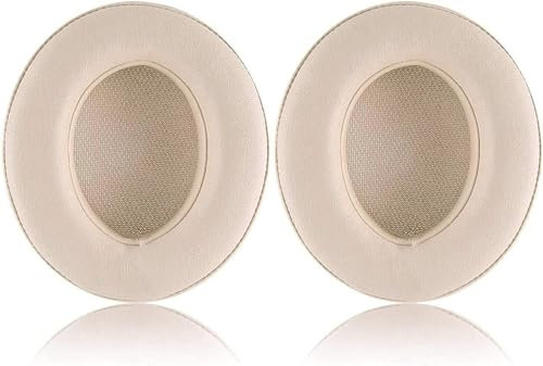 MinHutYa Studio 3 Replacement Earpads Ear Pad Cushion Cover Compatible with Beats by Dr.Dre Studio 2.0 B0500 B0501 Wired/Wireless & Studio 3.0 Over-Ear Headphones (Crystal Blue) (Rose Gold)