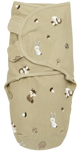 Meyco Baby SwaddleMeyco 1-lagig - Forest Animals Sand - 4-6 maanden - 1-Pack - Oeko-Tex Standard 100