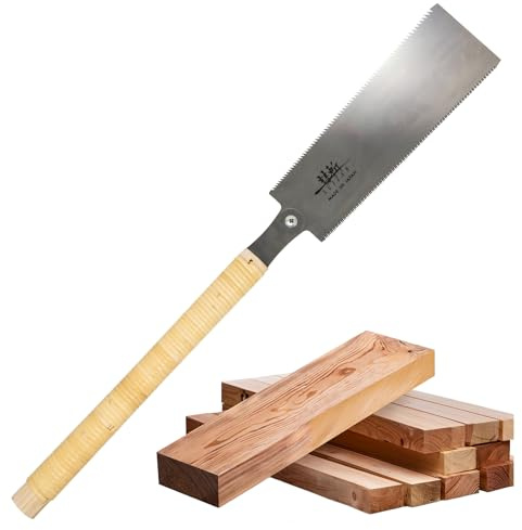 SUIZAN Ryoba Double Edge Saw 9.5 Assembly ver - Professional Japanese Pullsaw Handsaw Woodworking Tools