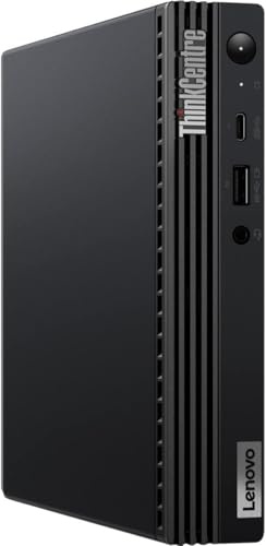 Lenovo ThinkCentre M70q Petit Ordinateur de Bureau Mini PC, Intel 10th Gen Core i5-10400T, 8 Go RAM, 512 Go SSD, US QWERTY Clavier, Windows 11 Pro (Renouvellé)