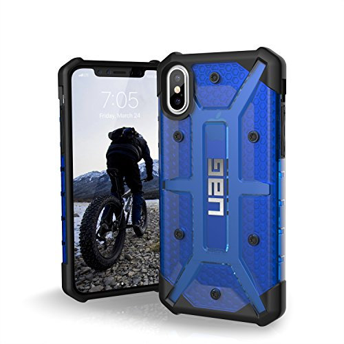 Urban Armor Gear Plasma pour Apple iPhone Xs / X Coque avec Norme Militaire américaine etui housse - bleu [Compatible avec l'induction]