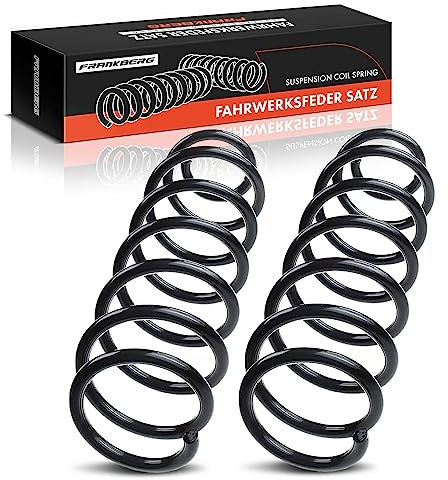 Frankberg 2x Muelles de chasis Muelles de suspensión Compatible con M.e.g.a.n.e III Compacto B3 BZ0/1 1.6 16V 1.4 TCe 1.2 TCe 1.5 dCi 1.9 dCi 1.6 dCi 1.6 16V Hi-Flex 2008-2017 RA7034,550200060R