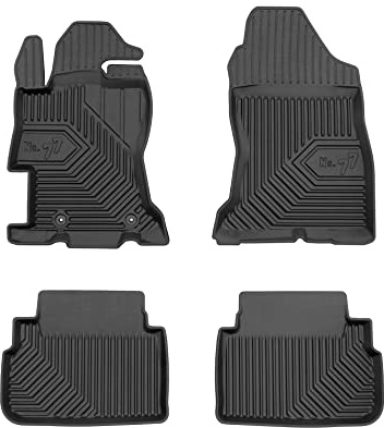 FROGUM No.77 Gummimatten Ganzjahresset von Auto Fußmatten Autofussmatten für Subaru Impreza V ab 2016, für Subaru XV II ab 2018 | Langlebiges TPE Material