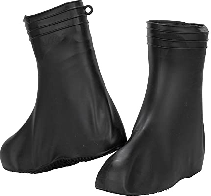 PROOF Schuhüberzieher Silikon, 100% Wasserdichte Überschuhe, Rutschfeste Regenüberzieher Schuhe, Ideal als Überschuhe Fahrrad & Motorrad, Gegen Regen und Nässe, 39-43
