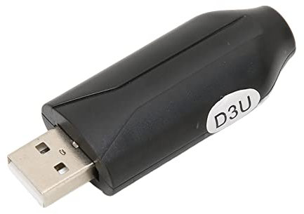 Carte de Vidéo USB Portbale, Convertisseur de Carte de USB vers AV, Prise en Charge AV, S-Video, NTSC, Entrée Vidéo PAL, Convertisseur Vidéo USB avec Câble Adapt