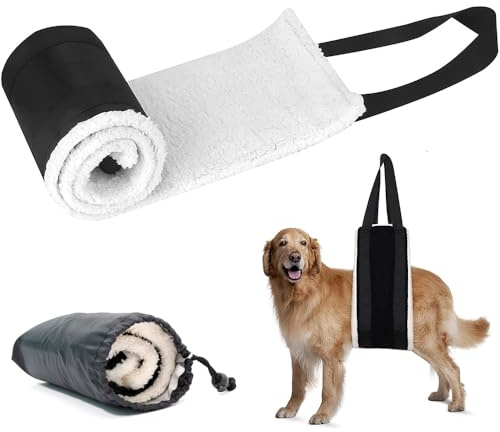 Hunde Gehhilfe, Hundegeschirr Tragehilfe Gehhilfe Hund Tragbar Hunde Rehabilitation Tragegurt, für Mittelgroß Älterer Hund Schwache Beine Chirurgie Rehabilitation