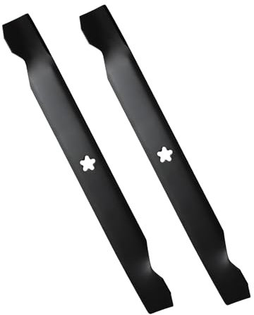 138971 127843 - Cuchilla de alta elevación para cortacésped Craftsman/Husqvarna/Poulan/AYP 532138971 138498 532138498 53-21278-43 138971X431 - para LT1000 200 42LS LT1 Tractor de césped 6542 LT152 (2