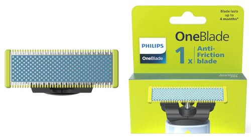 Philips OneBlade First Shave lame, pour tous les modèles OneBlade et OneBlade Pro, pour peau très sensible du visage, 1 pièce (modèle QP215/50)