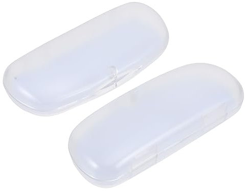 GALPADA 2 Stück Mattierte Brillen-aufbewahrungsboxen Für Männer Und Frauen Tragbares Brillen-aufbewahrungsetui Einfaches Design Für Reisen Und Geschäftsreisen