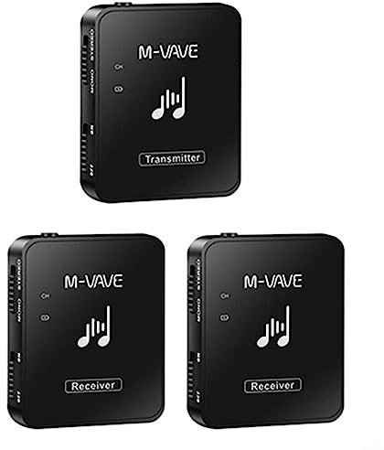 ChicBosomn Écouteurs sans fil Bluetooth avec retour d'oreille 2,4 G - Système de contrôle intra-auriculaire sans fil - Émetteur récepteur rechargeable (1 récepteur TRAN 2)