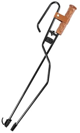Fenteer Pinzas para Chimenea, Fogatas Al Aire Libre, Leña para Barbacoa, Pinzas para Fogatas