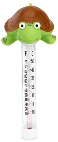 Float Temperature Gauge - Pool Thermometer for Versatile Monitor | Precise Animal Shape Meter with Easy Read, Perfect for Hot Tubs, Spas, Aquariums, Fish Ponds, Outdoor Use, 8.27x4.33inches